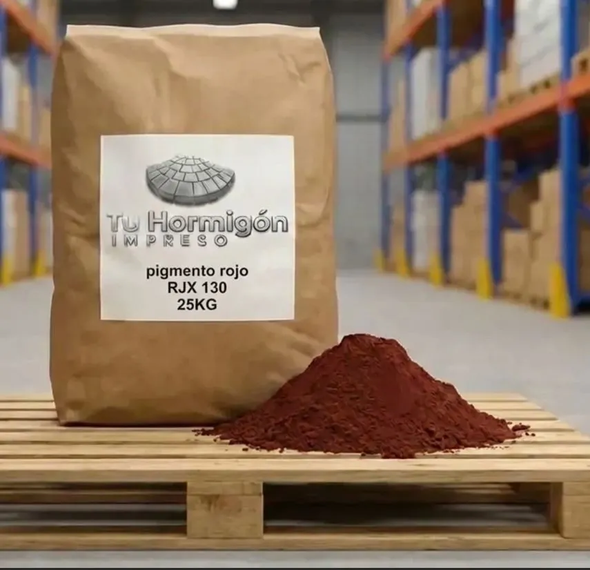 oxido hierro rojo 130 para hormigon