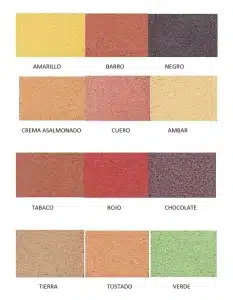 Catalogo pigmentos para hormigón