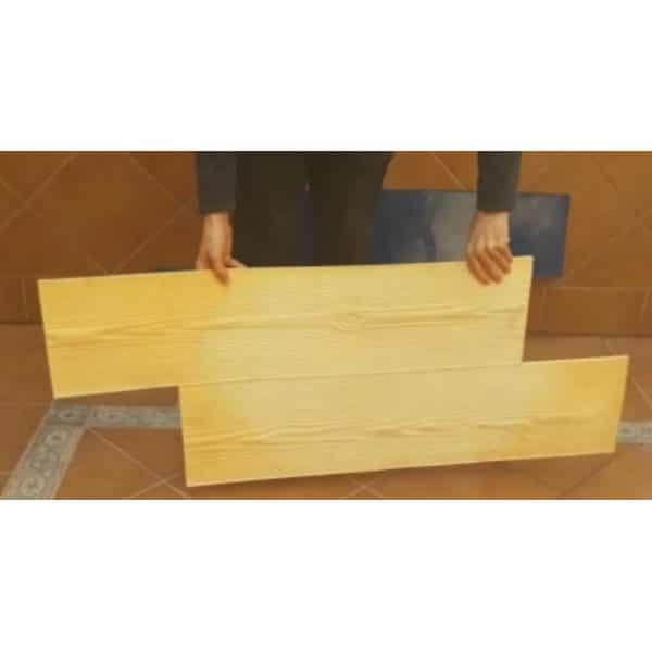 molde imitación madera hormigon impreso